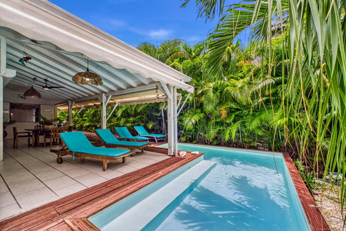 2.location villa avec piscine proche plage St François Guadeloupe